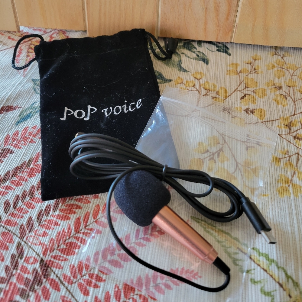 Pop voice mini microphone. BRAND NEW! - Picture 2 of 4